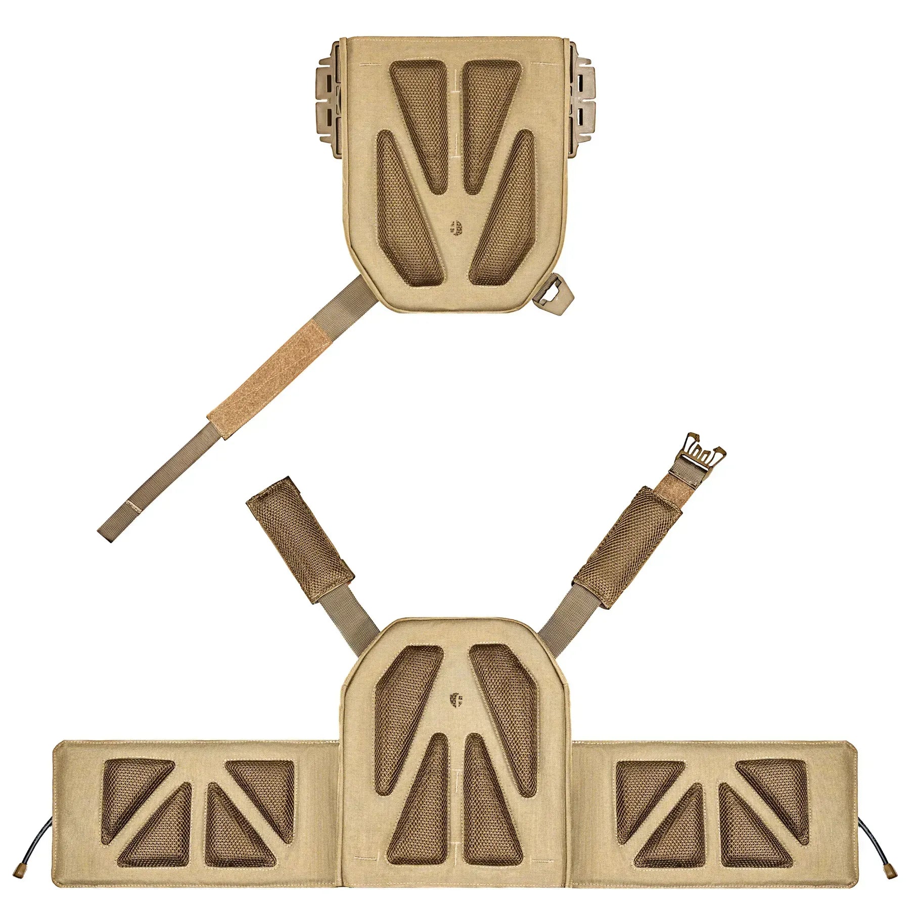 FamTac Plate Carrier M8 + MOLLE Panel | Coyote Tan - Blender Tactical