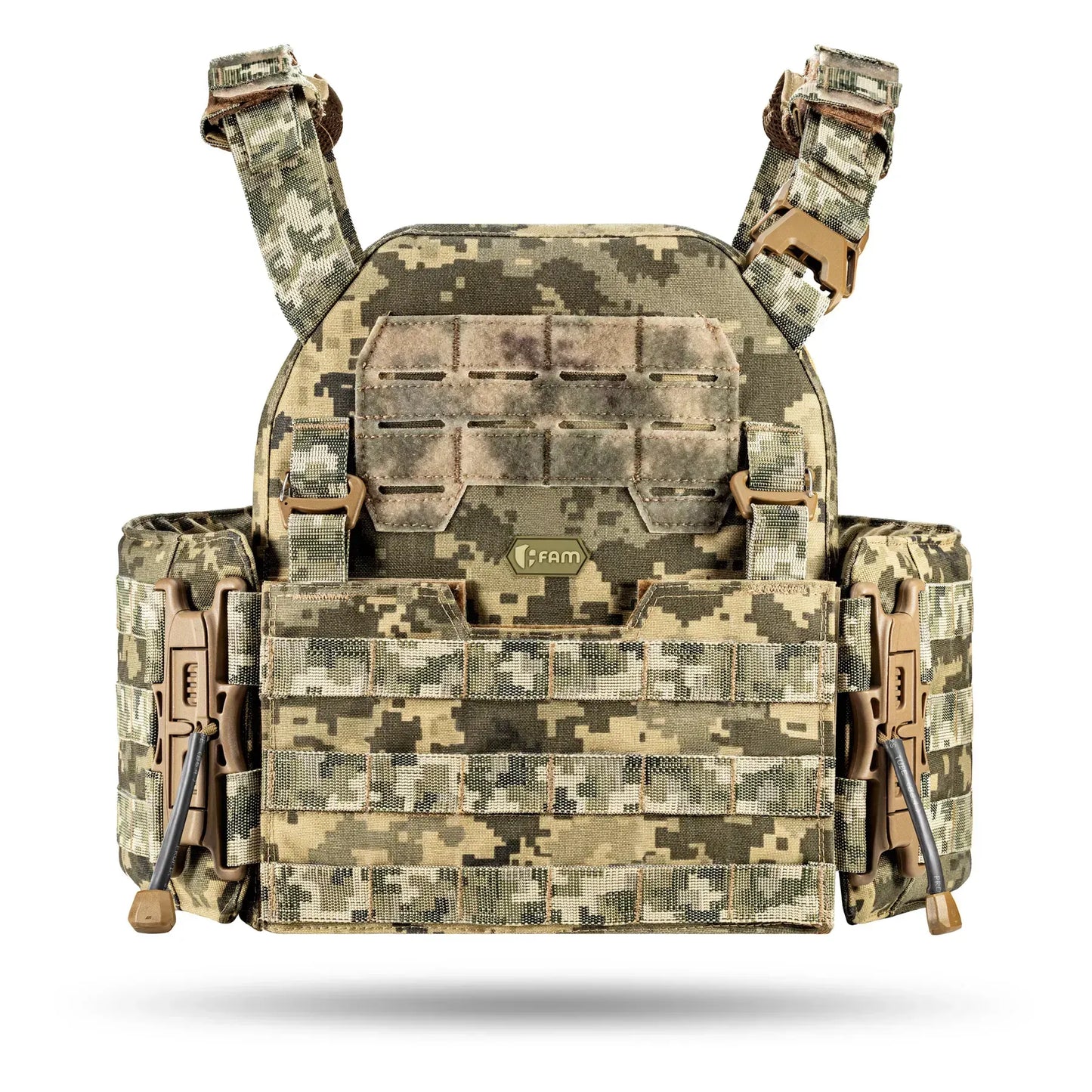 FamTac Plate Carrier M8 + MOLLE Panel | Ukrainian Pixel - Blender Tactical