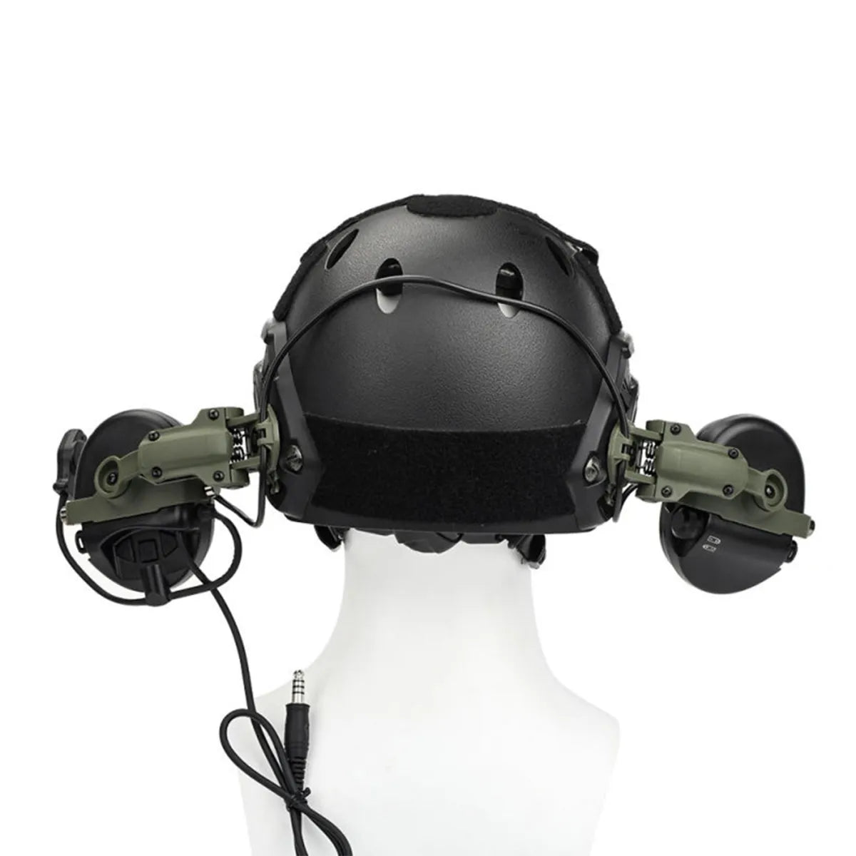 Helmet Rail Mount Adapter for Sordin Headsets – OD Green (Cheburashka) - Blender Tactical