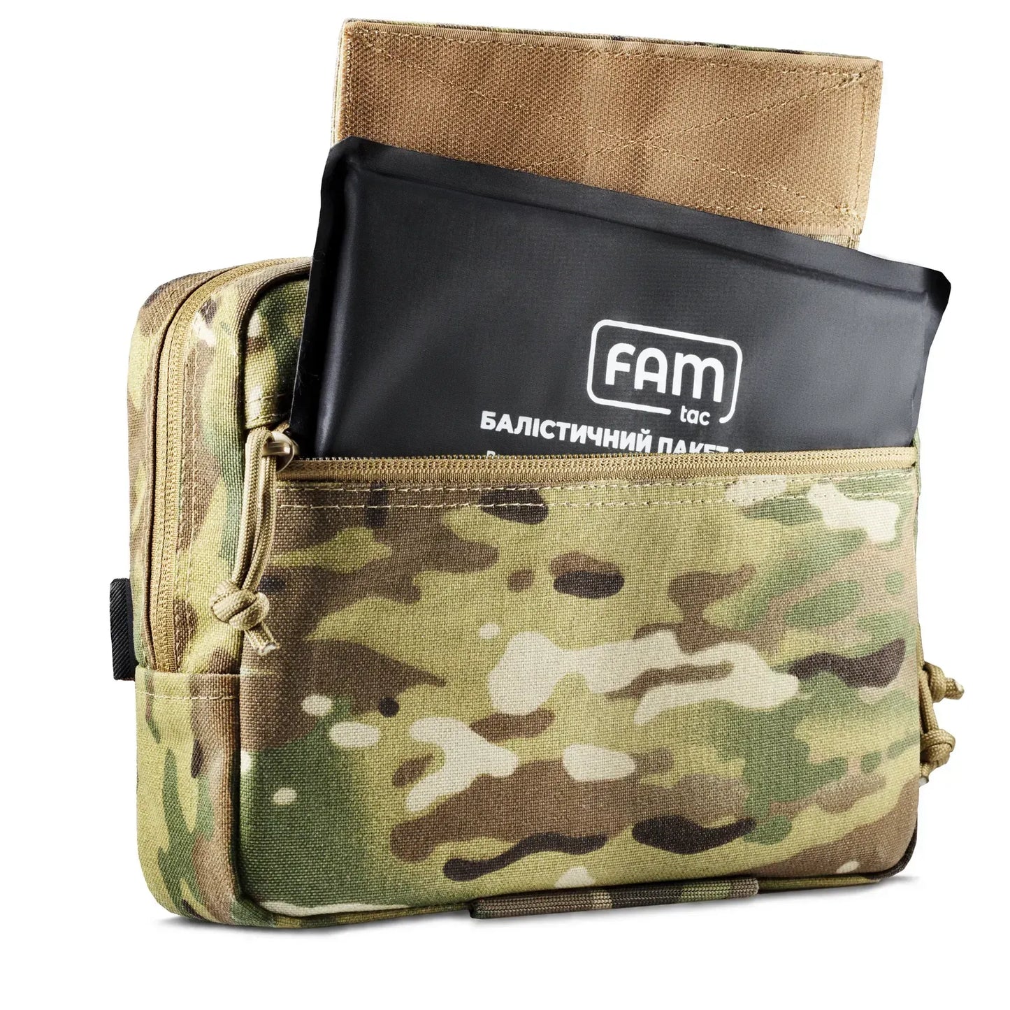 FamTac Chest Pouch ELITE v2 – Multicam | Ballistic-Ready, Velcro Mount - Blender Tactical