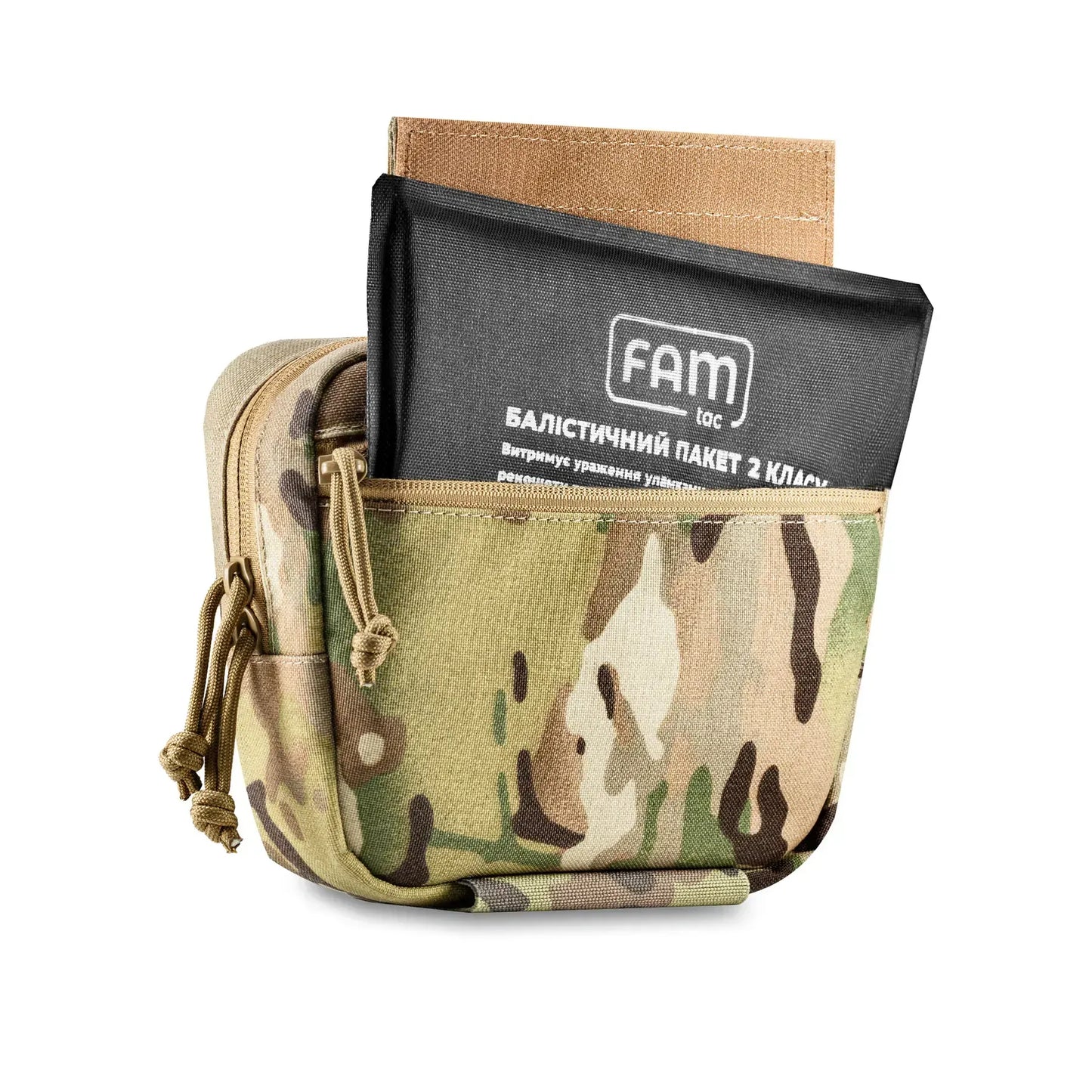 FamTac M7 Tactical Chest Pouch – Multicam | Velcro Mounted - Blender Tactical