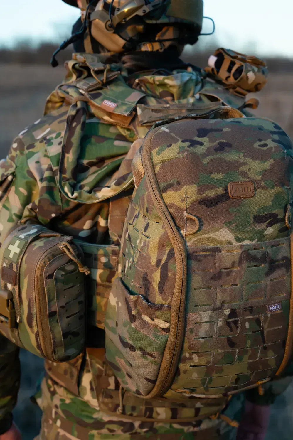 FamTac Tactical Backpack 15L – MOLLE | Pixel Camo - Blender Tactical