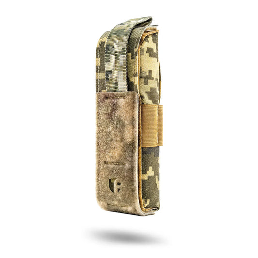 Famtac Tourniquet Pouch Gen-2 – Pixel Camo (Closed) - Blender Tactical