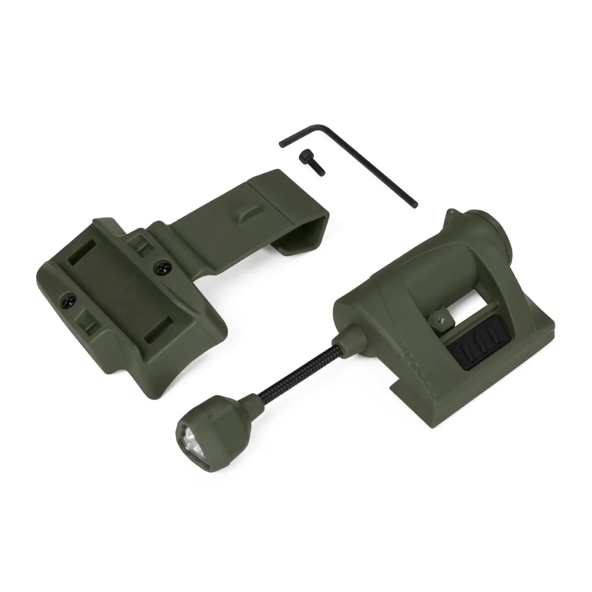 MPLS Charge Tactical Helmet Light – Foliage Green - Blender Tactical