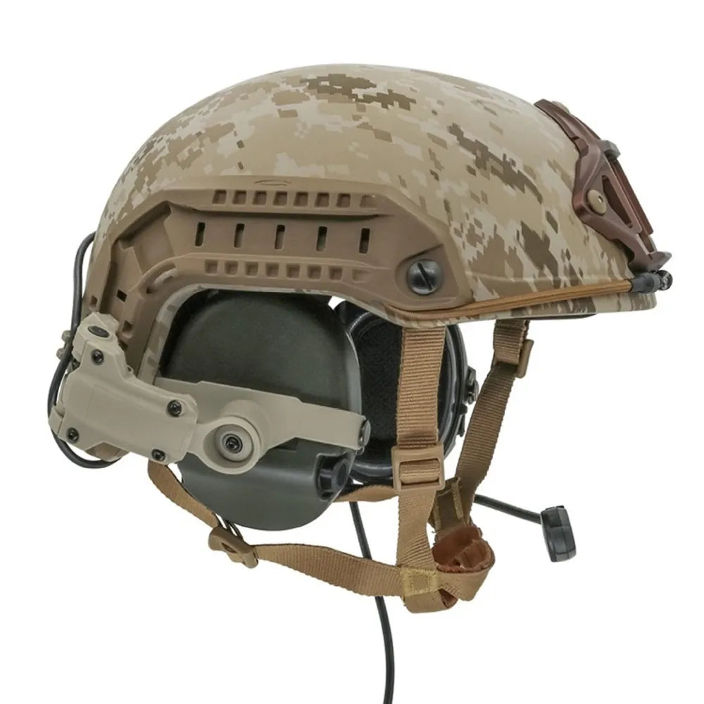 Helmet Rail Mount Adapter for Sordin Headsets – TAN (Cheburashka) - Blender Tactical