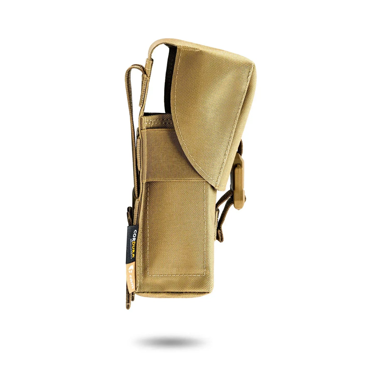 FamTac Double Mag Pouch – Coyote | Covered AK/AR MOLLE Pouch - Blender Tactical