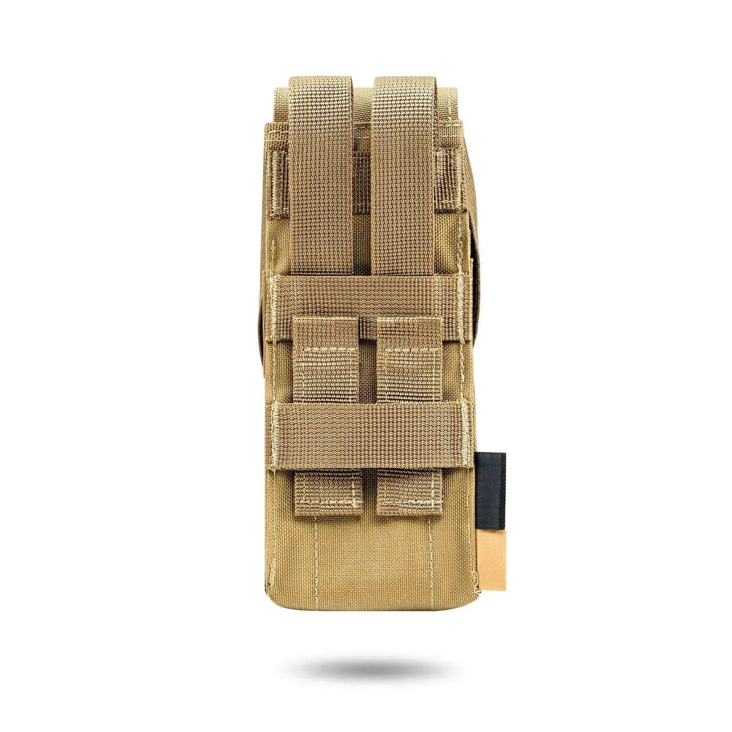 FamTac Double Mag Pouch – Coyote | Covered AK/AR MOLLE Pouch - Blender Tactical