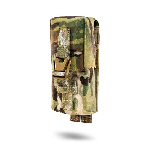 FamTac Double Mag Pouch – Multicam | AK/AR Covered, MOLLE Rigid - Blender Tactical