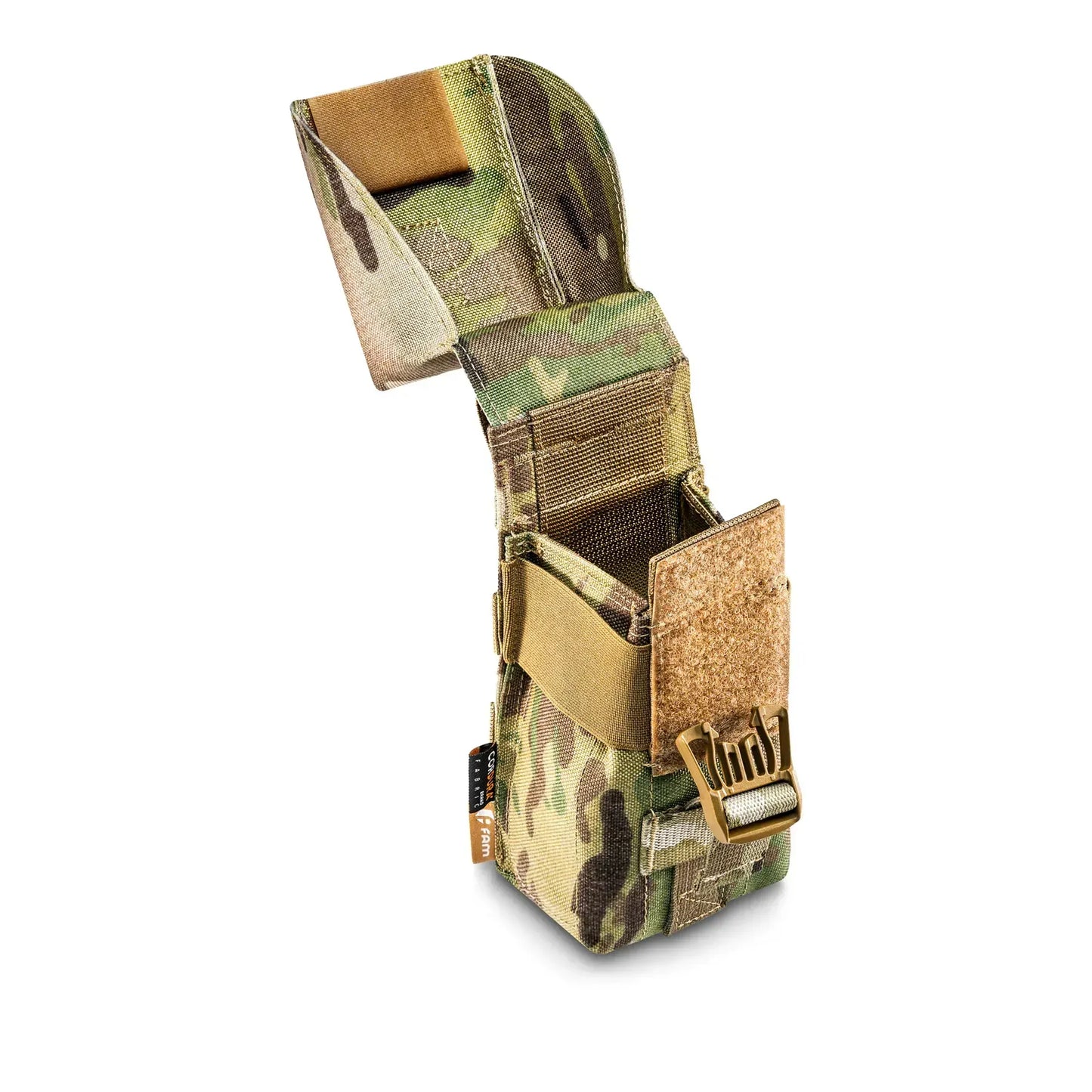 FamTac Double Mag Pouch – Multicam USA | Covered MOLLE AK/AR Pouch - Blender Tactical