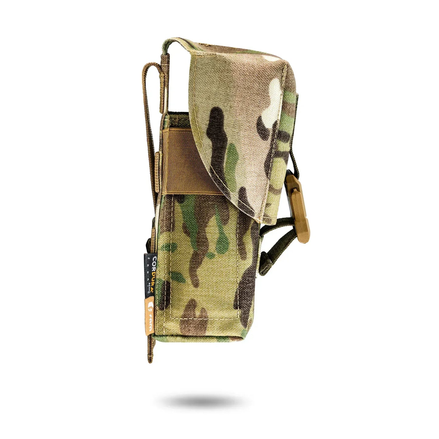 FamTac Double Mag Pouch – Multicam USA | Covered MOLLE AK/AR Pouch - Blender Tactical