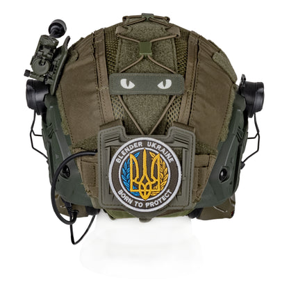 Blender™ FAST Ballistic Military Helmet 3M Peltor Comtac Mic Kit NIJ IIIA – Ranger Green