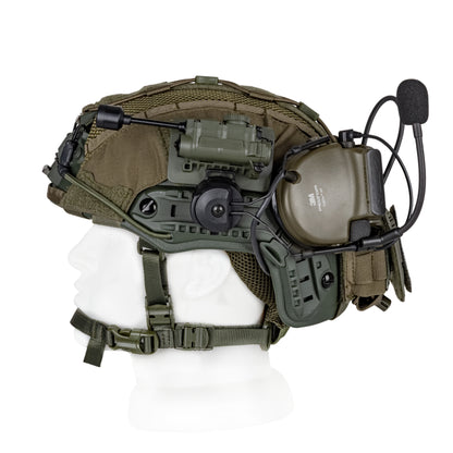Blender™ FAST Ballistic Military Helmet 3M Peltor Comtac Mic Kit NIJ IIIA – Ranger Green