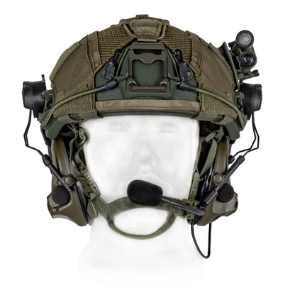 Blender™ FAST Ballistic Military Helmet 3M Peltor Comtac Mic Kit NIJ IIIA – Ranger Green