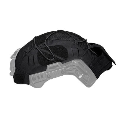 Couvre-casque tactique Wendy 3.0 avec poche pour dispositif de vision nocturne – Noir