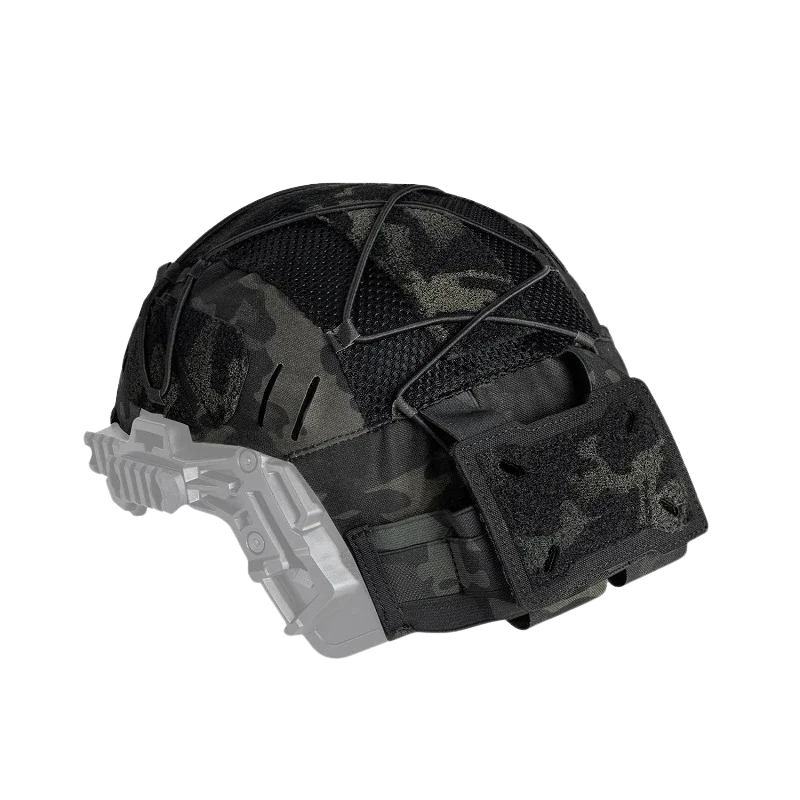 Wendy 3.0 Tactical Helmet Cover with NVG Pouch – Multicam Black