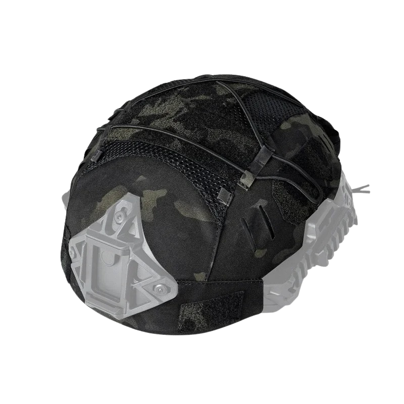Wendy 3.0 Tactical Helmet Cover with NVG Pouch – Multicam Black