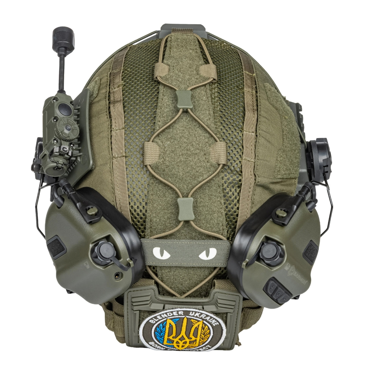 Blender™ Exfil Ballistic FAST Helmet Core Comms Kit NIJ IIIA – Ranger Green