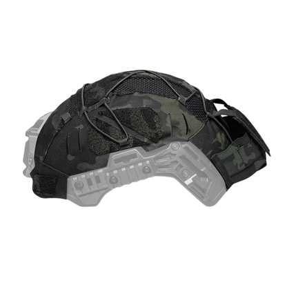 Wendy 3.0 Tactical Helmet Cover with NVG Pouch – Multicam Black