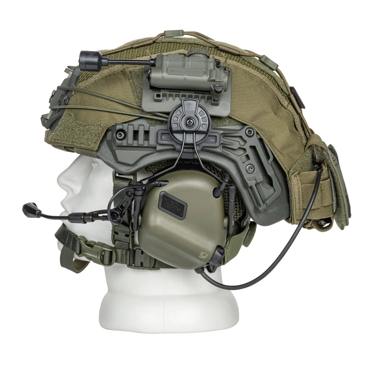 Blender™ Exfil Ballistic FAST Helmet Core Comms Kit NIJ IIIA – Ranger Green - Blender Tactical