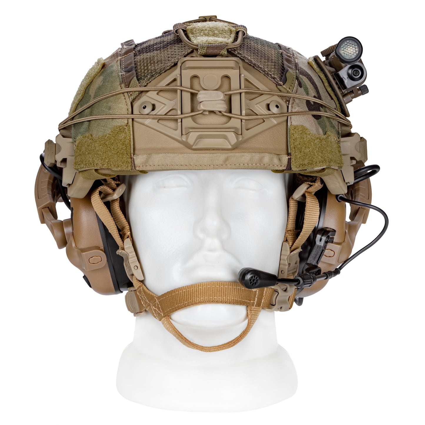Blender™ Exfil Ballistic FAST Helmet Earmor M32X Plus Kit NIJ IIIA – Coyote Tan