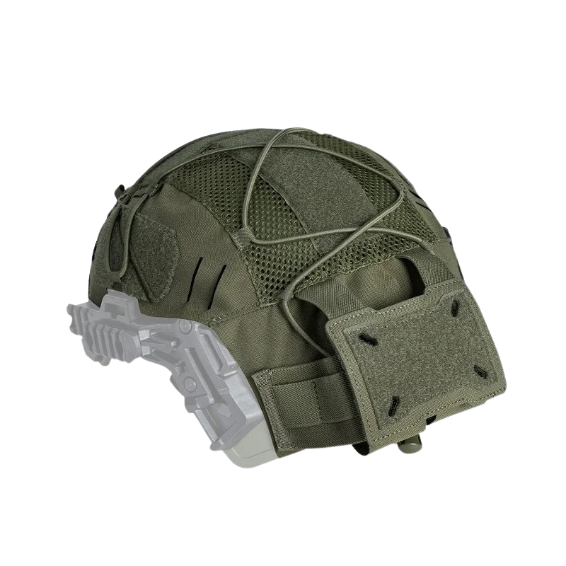 Wendy 3.0 Tactical Helmet Cover with NVG Pouch – Ranger Green
