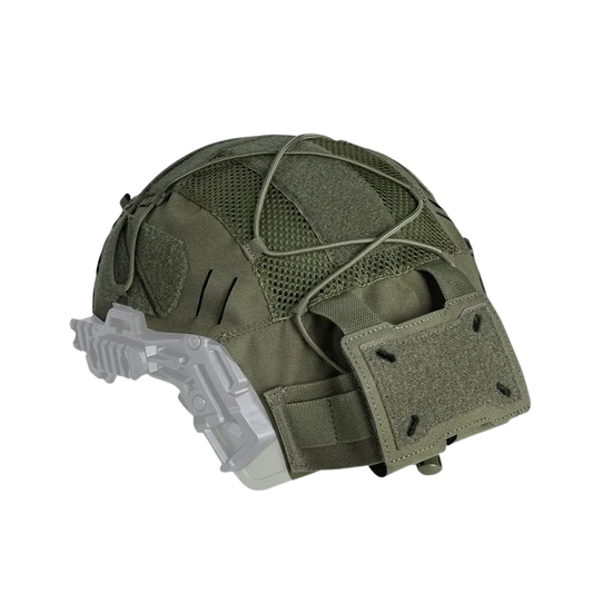 Wendy 3.0 Tactical Helmet Cover with NVG Pouch – Ranger Green
