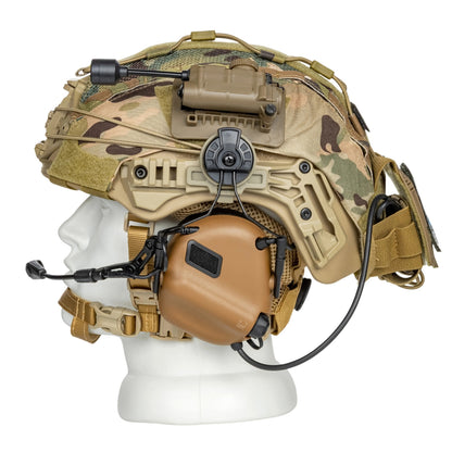 Blender™ Exfil Ballistic FAST Helmet Core Comms Kit NIJ IIIA – Desert Tan - Blender Tactical