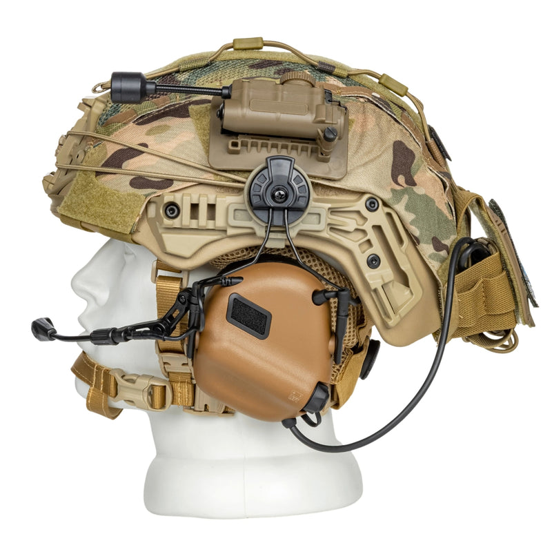 Blender™ Exfil Ballistic FAST Helmet Core Comms Kit NIJ IIIA – Desert Tan - Blender Tactical