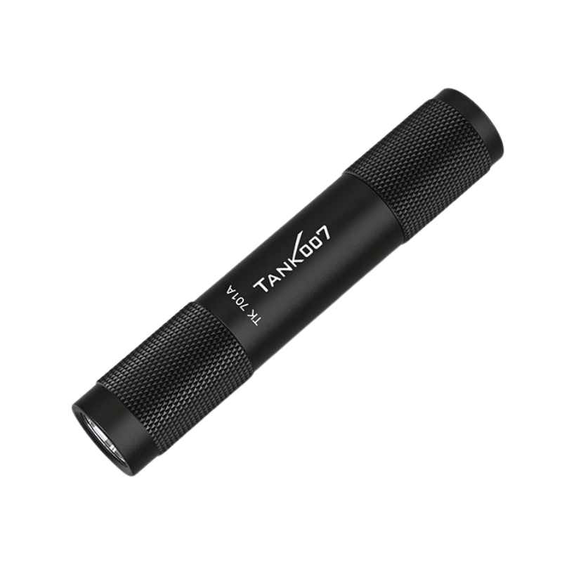 TANK007 TK701A Mini EDC Keychain Flashlight | Black - Blender Tactical