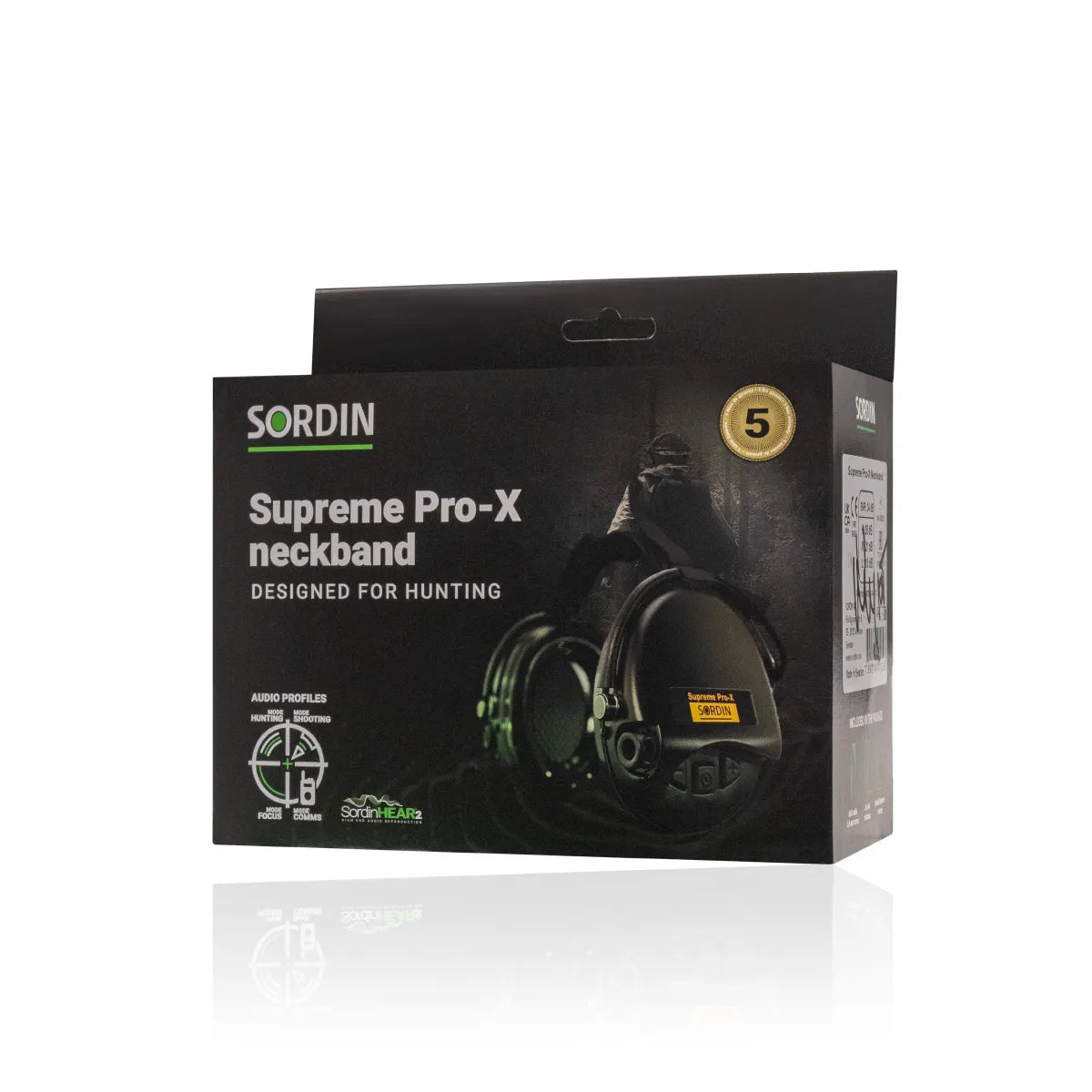 Sordin Supreme Pro-X Neckband – Tactical Hearing Protection Headset - Blender Tactical