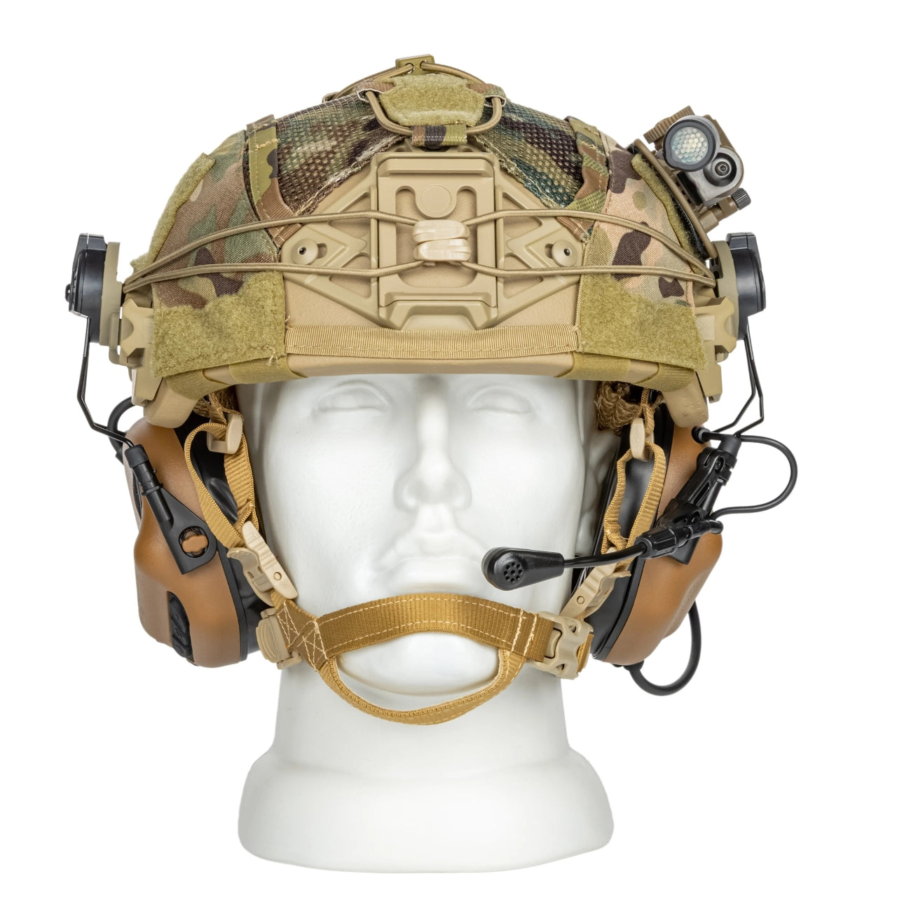 Blender™ Exfil Ballistic FAST Helmet Core Comms Kit NIJ IIIA – Desert Tan - Blender Tactical
