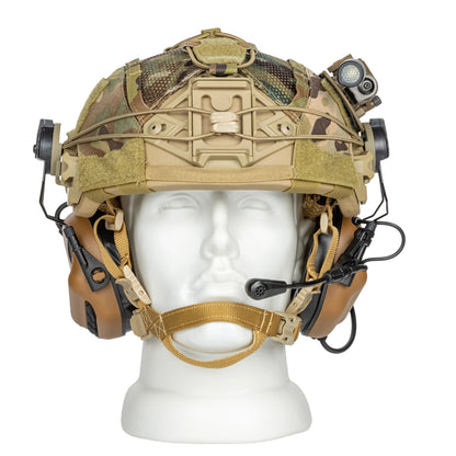 Blender™ Exfil Ballistic FAST Helmet Core Comms Kit NIJ IIIA – Desert Tan - Blender Tactical