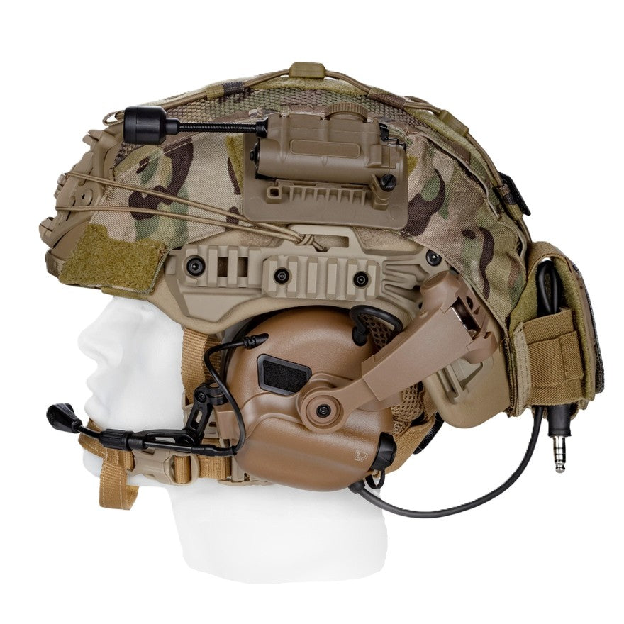 Blender™ Exfil Ballistic FAST Helmet Earmor M32X Plus Kit NIJ IIIA – Coyote Tan - Blender Tactical