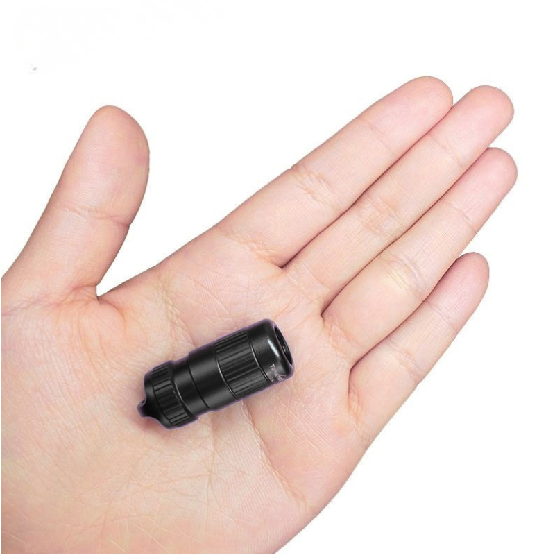 TANK007 E15 Mini EDC Keychain Flashlight | Black - Blender Tactical