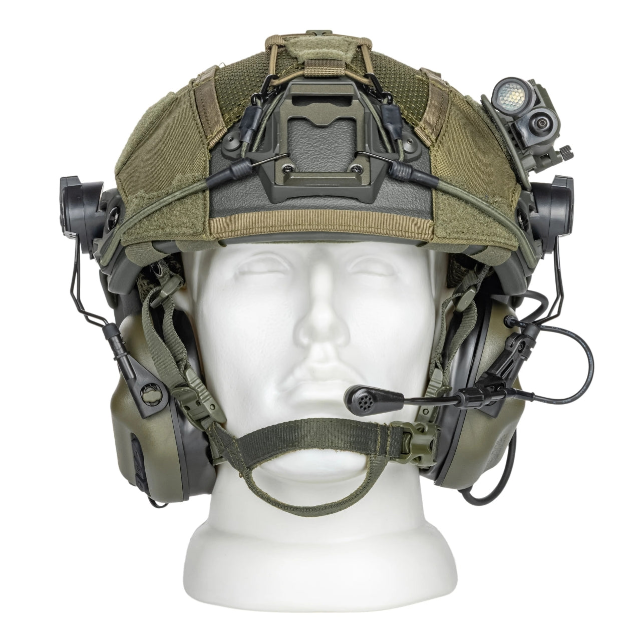 Blender™ Ballistic FAST Helmet Core Comms Kit NIJ IIIA – Ranger Green - Blender Tactical