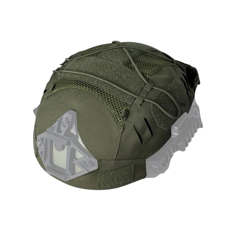 Wendy 3.0 Tactical Helmet Cover with NVG Pouch – Ranger Green