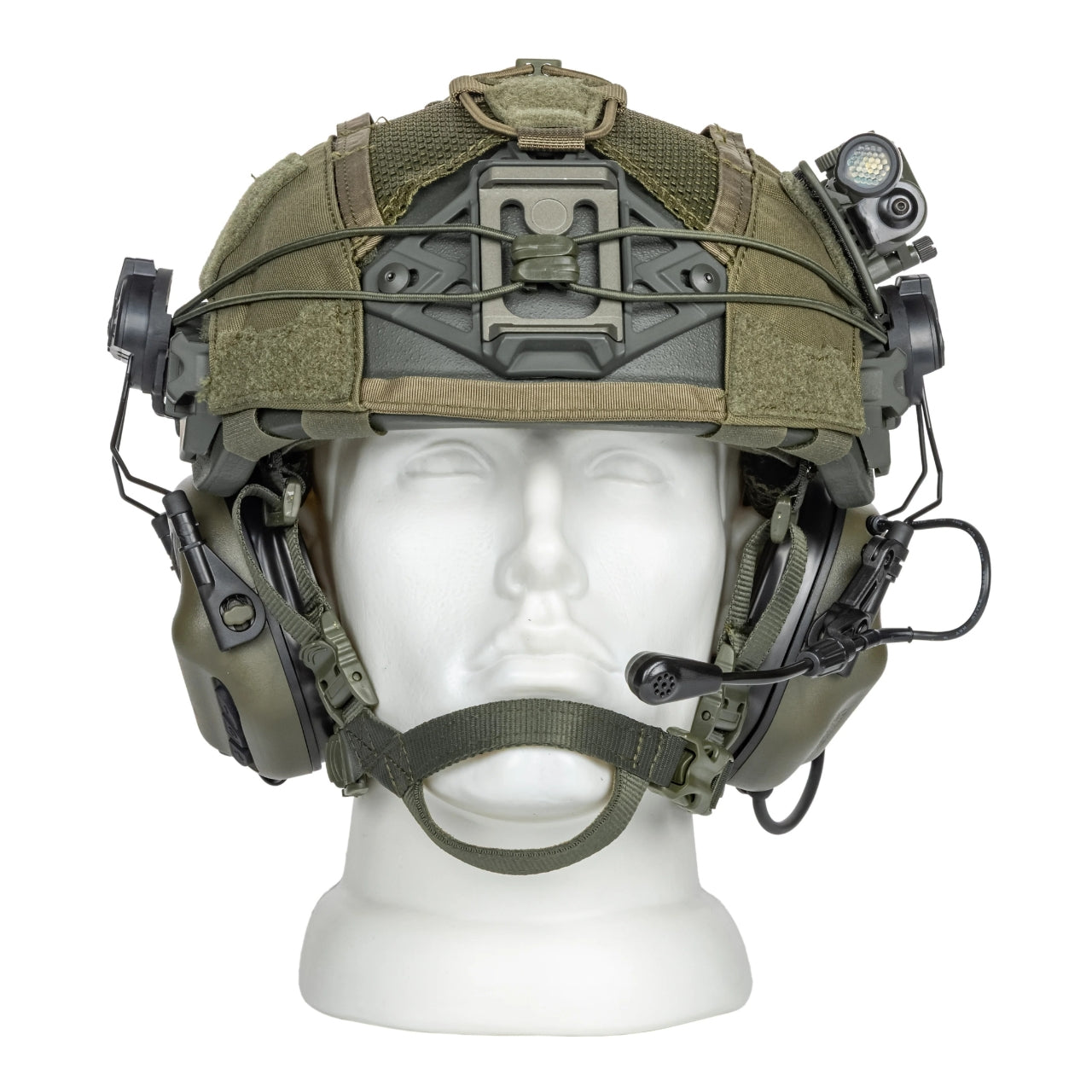 Blender™ Exfil Ballistic FAST Helmet Core Comms Kit NIJ IIIA – Ranger Green - Blender Tactical