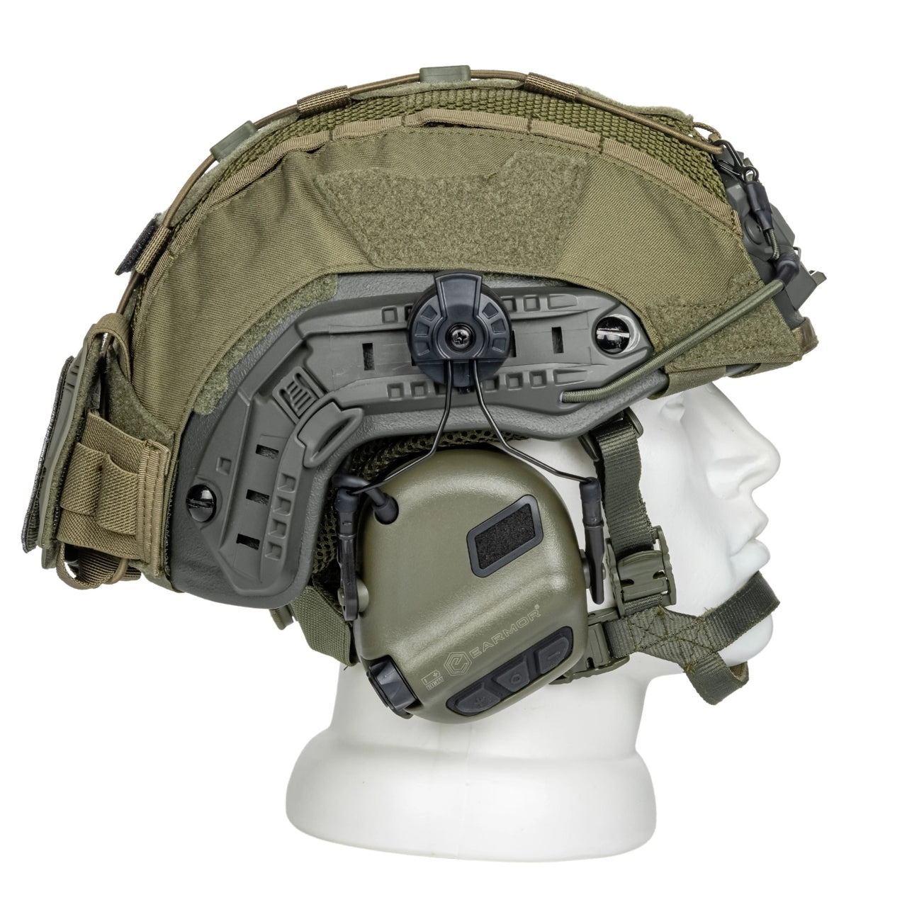 Blender™ Ballistic FAST Helmet Core Comms Kit NIJ IIIA – Ranger Green - Blender Tactical