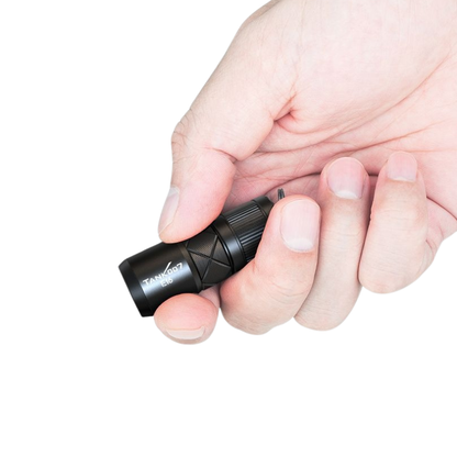TANK007 E16 Mini Magnetic Zoomable EDC Flashlight | Black - Blender Tactical