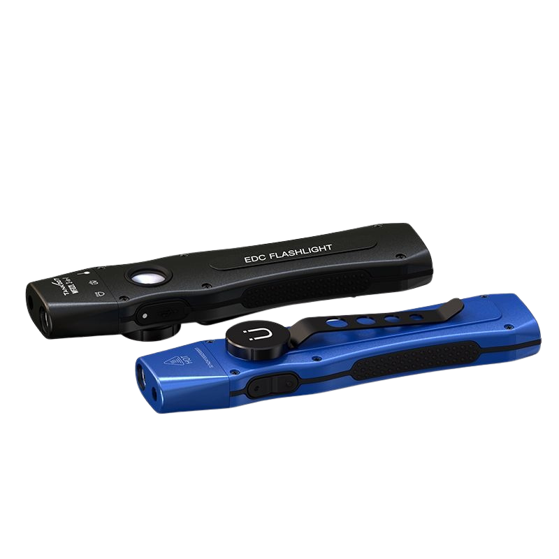TANK007 WF02L EDC Flashlight with Green Laser & UV Light | Blue - Blender Tactical