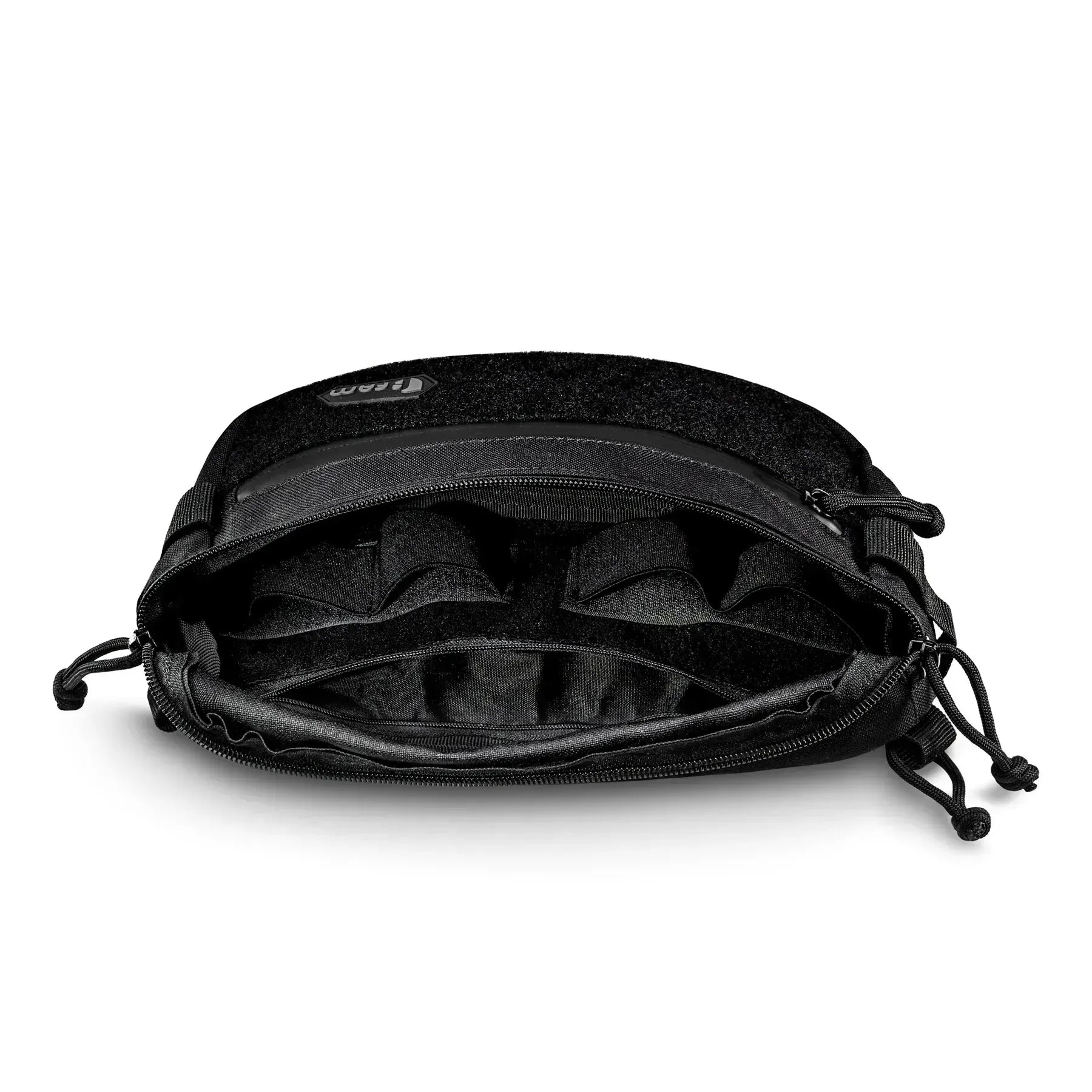 FamTac M8 XL Tactical Chest Bag / Waist Pack – Black | Velcro & Strap - Blender Tactical