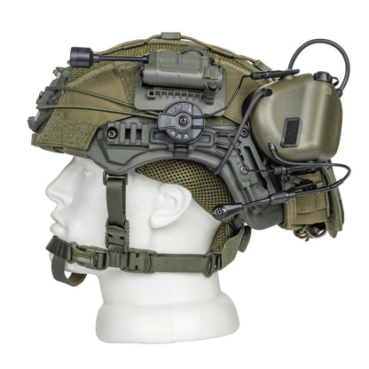 Blender™ Exfil Ballistic FAST Helmet Core Comms Kit NIJ IIIA – Ranger Green - Blender Tactical