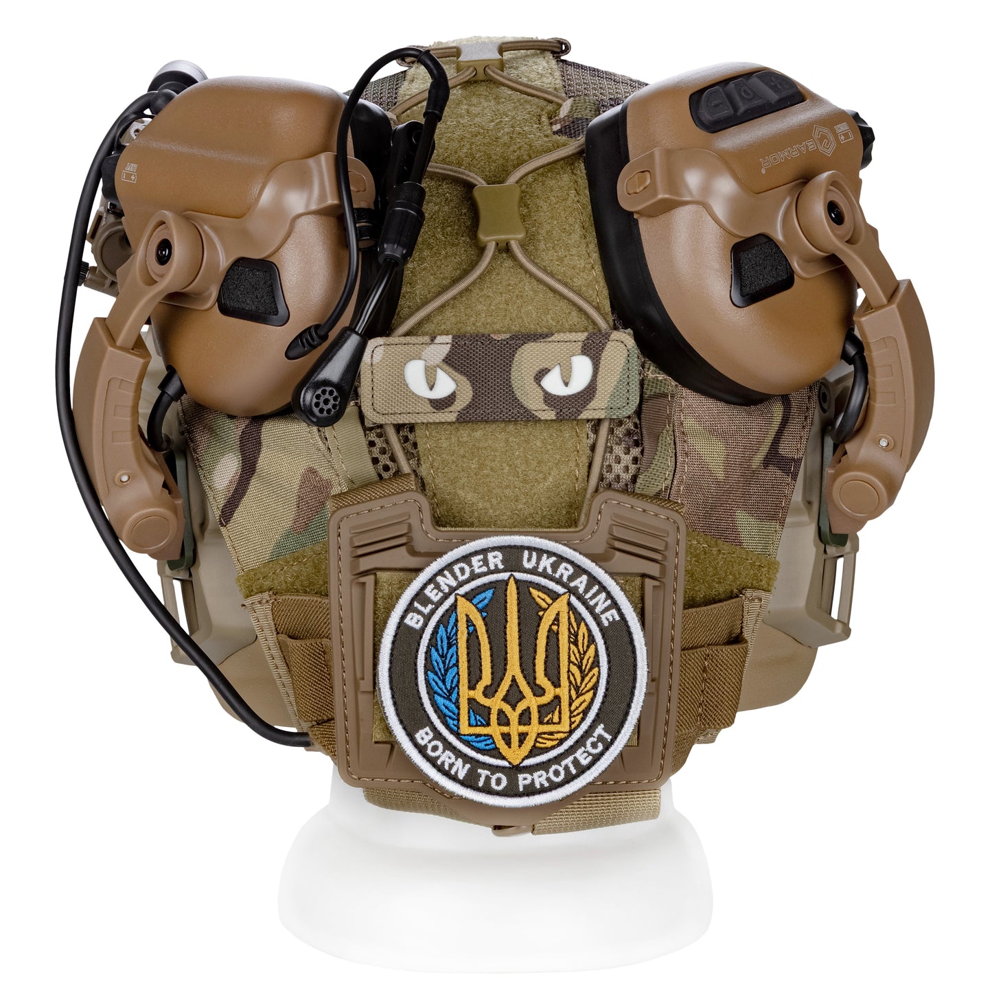 Blender™ Exfil Ballistic FAST Helmet Earmor M32X Plus Kit NIJ IIIA – Coyote Tan