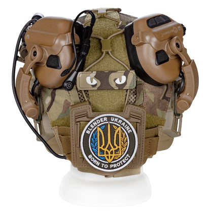 Blender™ Exfil Ballistic FAST Helmet Earmor M32X Plus Kit NIJ IIIA – Coyote Tan