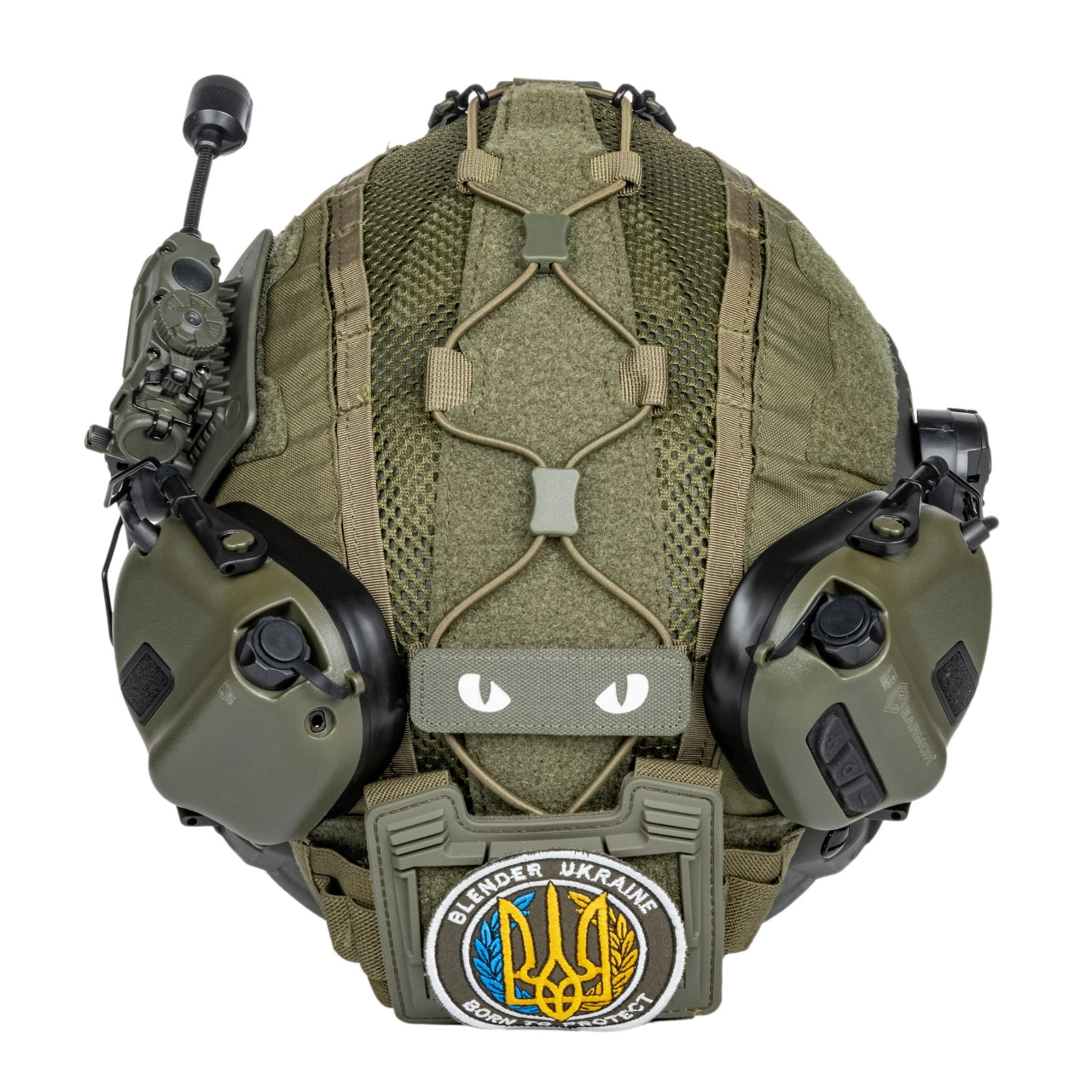 Blender™ Ballistic FAST Helmet Core Comms Kit NIJ IIIA – Ranger Green - Blender Tactical