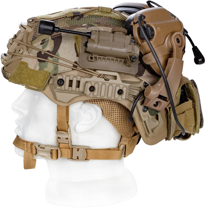Blender™ Exfil Ballistic FAST Helmet Earmor M32X Plus Kit NIJ IIIA – Coyote Tan