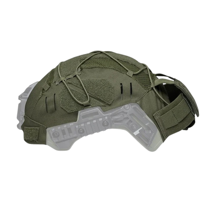 Wendy 3.0 Tactical Helmet Cover with NVG Pouch – Ranger Green