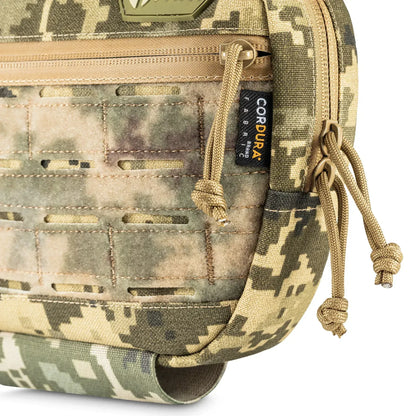 FamTac M7 Tactical Chest Pouch – Ukrainian Pixel | Velcro Mounted - Blender Tactical