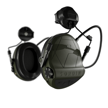 Sordin Supreme T2 Leather Active Hearing Protection - Green