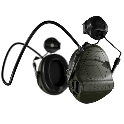 Sordin Supreme T2 Leather Active Hearing Protection - Green